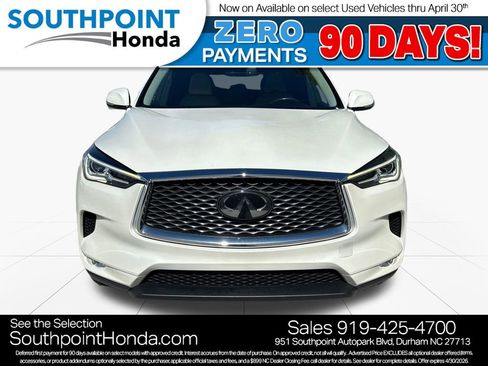 Used 2020 INFINITI QX50 Luxe w/ Navigation Package FWD image 2