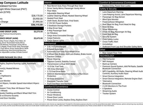 Used 2025 Jeep Compass Latitude w/ Sun & Sound Group AWD/4WD image 4