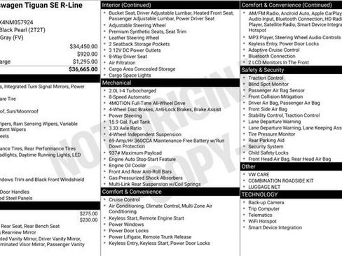 Used 2022 Volkswagen Tiguan SE R-Line image 6