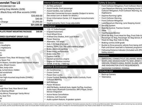Used 2024 Chevrolet Trax LS image 15