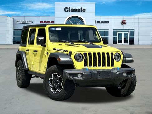 Used 2023 Jeep Wrangler Unlimited Rubicon 4xe w/ Cold Weather Group image 1
