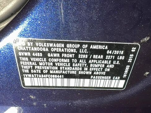 Used 2015 Volkswagen Passat 1.8T S image 41