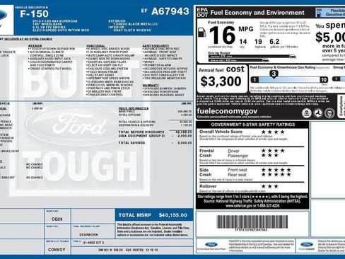 Used 2014 Ford F150 XLT w/ Equipment Group 302A Luxury image 23