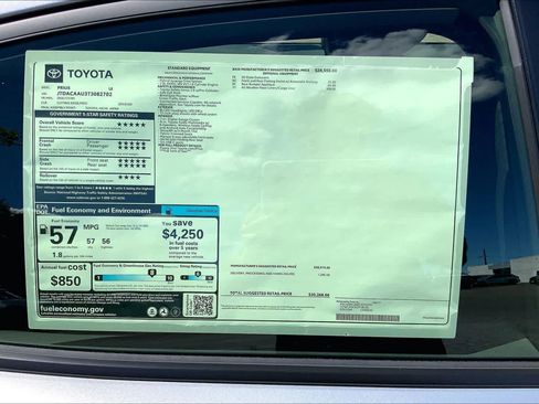New 2026 Toyota Prius LE FWD image 20