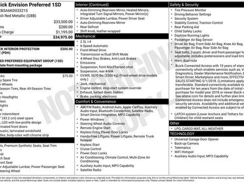 Used 2019 Buick Envision Preferred image 5