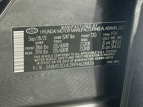 Used 2023 Hyundai Santa Fe SEL w/ Premium Package AWD/4WD image 12