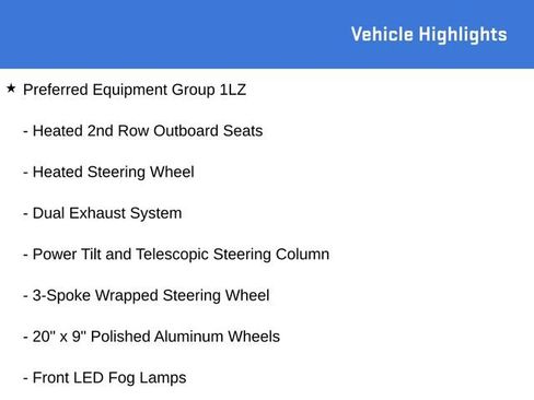 New 2025 Chevrolet Tahoe Premier w/ LPO, Illumination Package AWD/4WD image 15