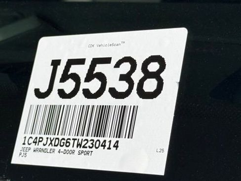 New 2026 Jeep Wrangler Sport image 35