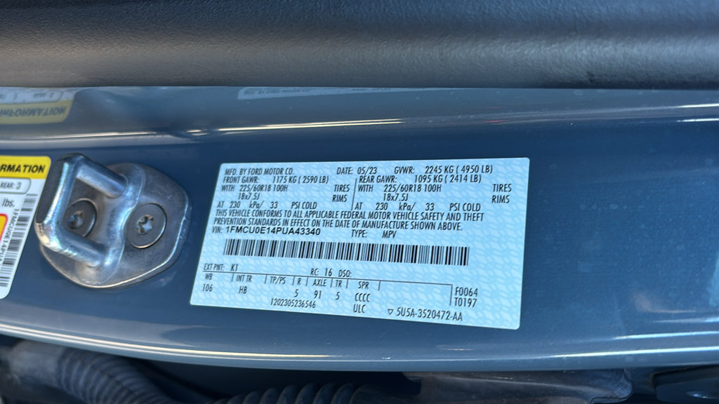 Used 2023 Ford Escape SE FWD image 14