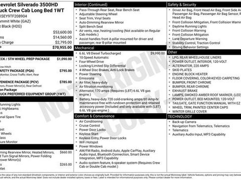 New 2026 Chevrolet Silverado 3500 W/T AWD/4WD image 4