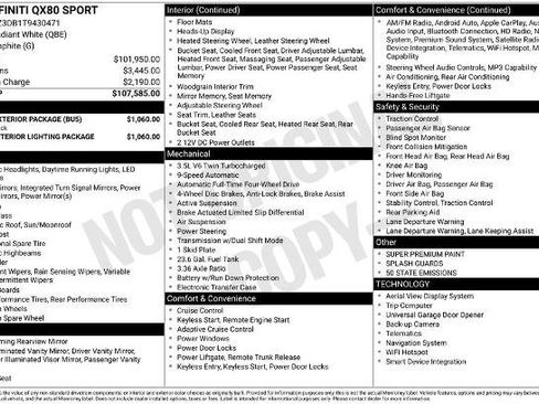 Certified 2026 INFINITI QX80 4WD image 28