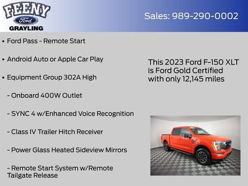 Used 2023 Ford F150 XLT w/ Equipment Group 302A High AWD/4WD image 9