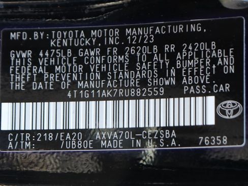 Used 2024 Toyota Camry SE FWD image 42