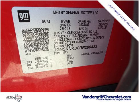 Certified 2024 Chevrolet Tahoe LT w/ LT Signature Plus Package AWD/4WD image 33
