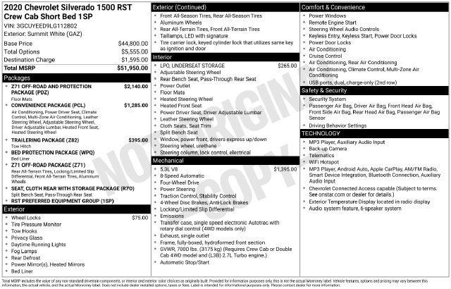 Used 2020 Chevrolet Silverado 1500 RST AWD/4WD image 25