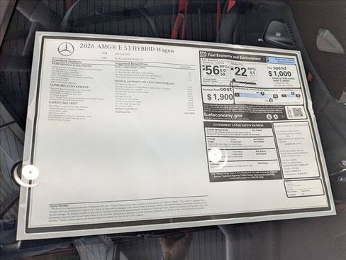 New 2026 Mercedes-Benz E 53 AMG e 4MATIC Wagon image 17