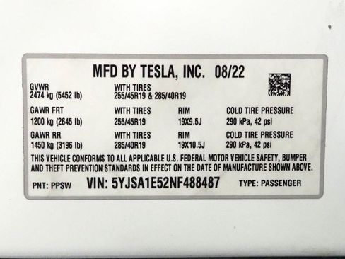 Used 2022 Tesla Model S AWD image 74