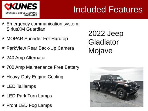 Used 2022 Jeep Gladiator Mojave w/ LED Lighting Group image 4