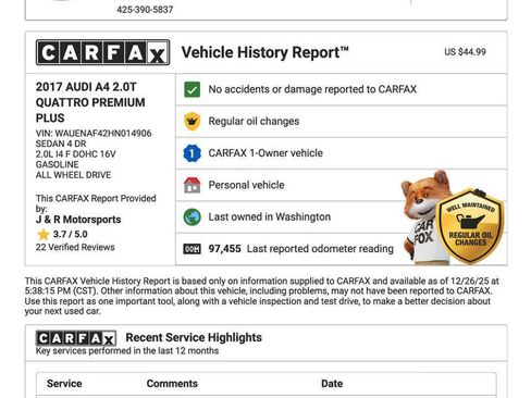 Used 2017 Audi A4 2.0T Premium Plus w/ Premium Plus Package image 28