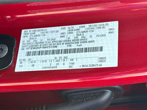 Used 2024 Ford F150 STX w/ STX Black Appearance Package RWD image 32