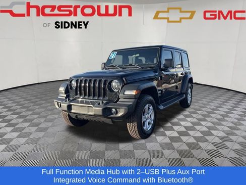 Used 2021 Jeep Wrangler Unlimited Sport image 1