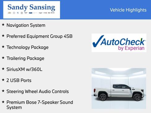 Used 2023 GMC Sierra 1500 AT4 w/ Technology Package image 7