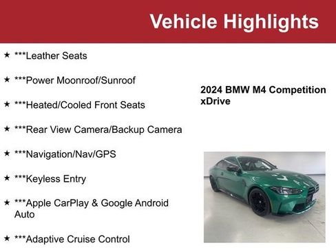 Used 2024 BMW M4 xDrive Competition image 2