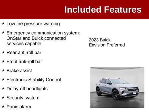 Used 2023 Buick Envision Preferred w/ Sport Touring Package AWD/4WD image 4