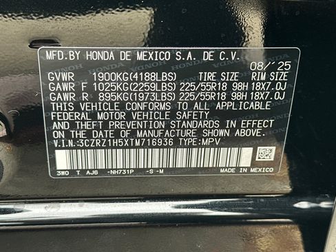 Used 2026 Honda HR-V Sport image 33