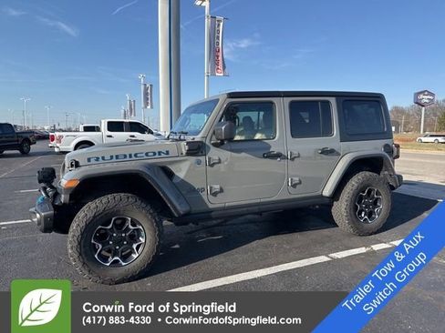 Used 2023 Jeep Wrangler Unlimited Rubicon 4xe w/ Steel Bumper Group image 4
