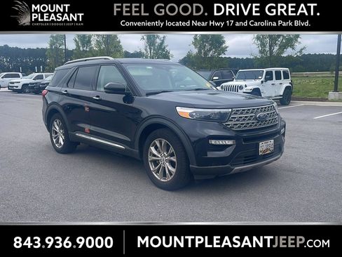 Used 2021 Ford Explorer Limited w/ Equipment Group 301A RWD image 1
