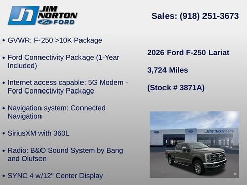 Used 2026 Ford F250 Lariat w/ Chrome Package AWD/4WD image 31