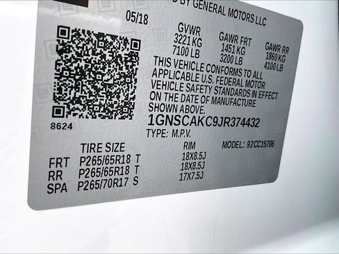 Used 2018 Chevrolet Tahoe LS image 33