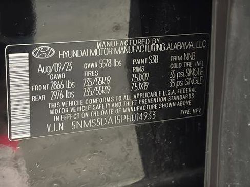 Used 2023 Hyundai Santa Fe Limited AWD/4WD image 28