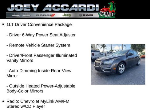 Used 2016 Chevrolet Cruze LT image 8