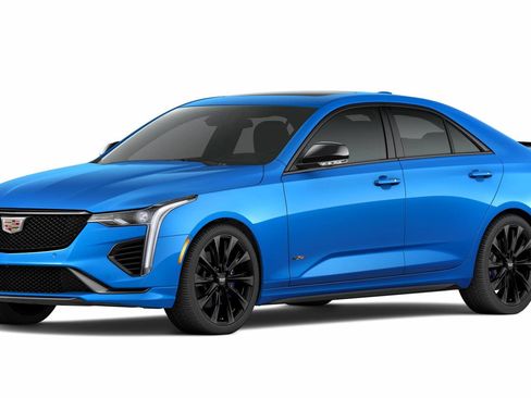 New 2026 Cadillac CT4 V w/ LPO, ONYX Package RWD image 33