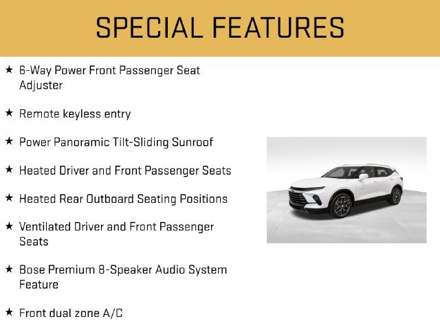 Certified 2025 Chevrolet Blazer Premier w/ Driver Confidence II Package AWD/4WD image 20