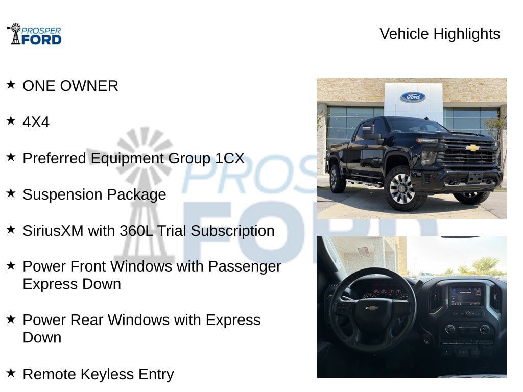 Used 2025 Chevrolet Silverado 2500 Custom AWD/4WD image 4