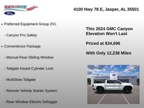 Used 2024 GMC Canyon Elevation w/ Convenience Package RWD image 8