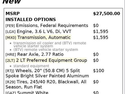 Used 2021 Chevrolet Camaro LT w/ RS Package image 4