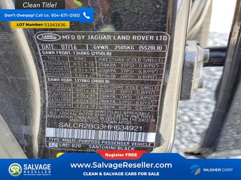 Used 2017 Land Rover Discovery Sport HSE AWD/4WD image 17