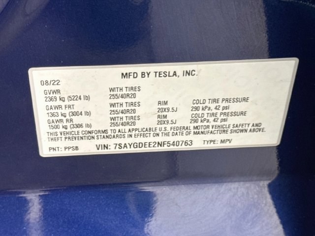 Used 2022 Tesla Model Y Long Range AWD/4WD image 32
