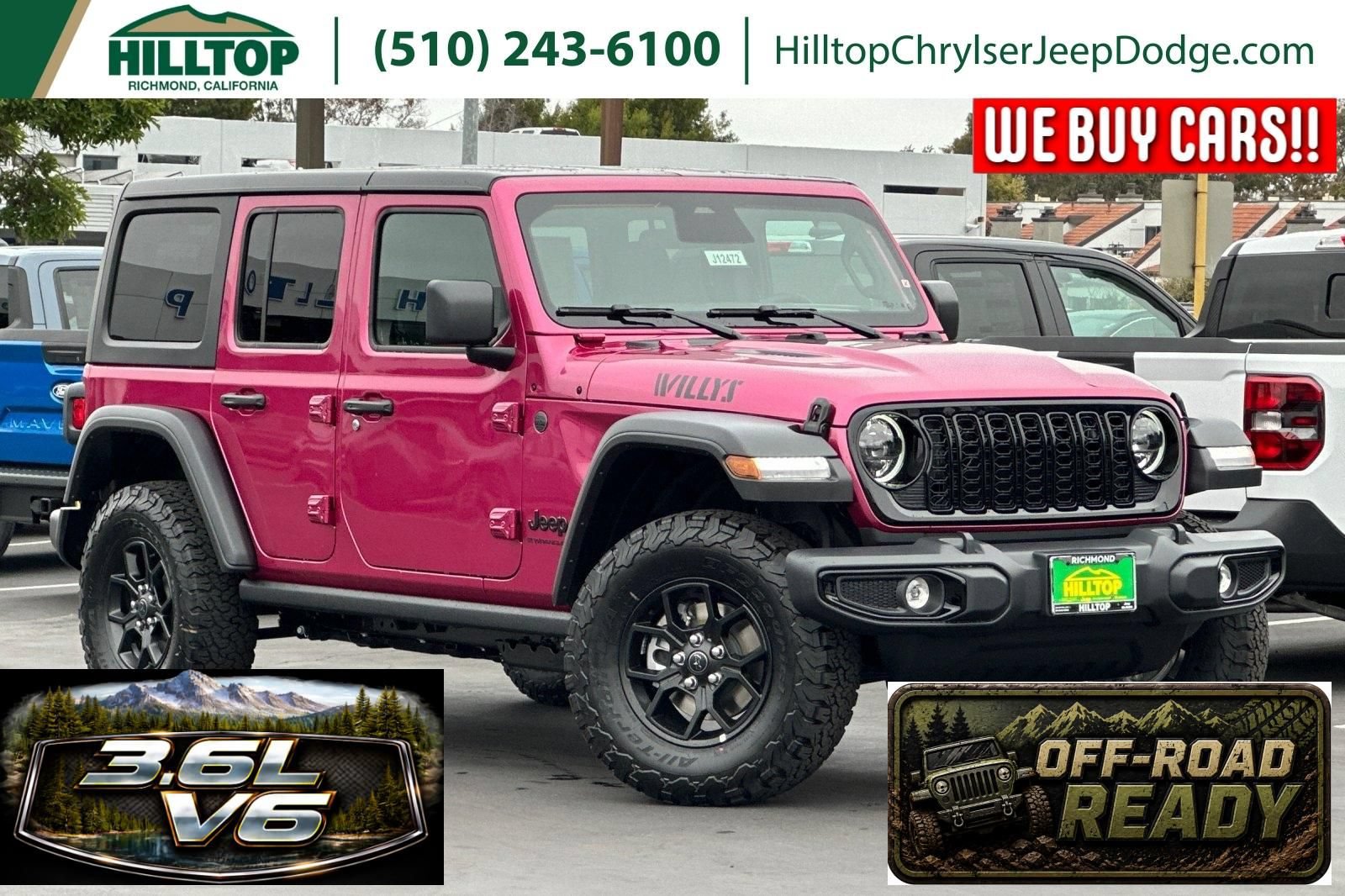 New 2026 Jeep Wrangler Unlimited Sport AWD/4WD image 1