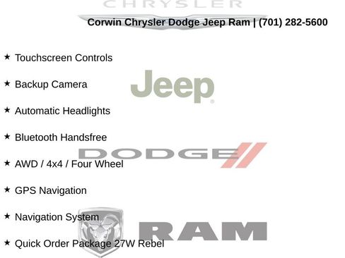 Certified 2024 RAM 1500 Rebel w/ Rebel Level 2 Equipment Group AWD/4WD image 8