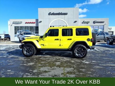 Used 2023 Jeep Wrangler Unlimited Rubicon 4xe w/ Steel Bumper Group image 1