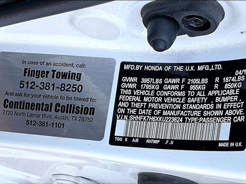 Used 2019 Honda Civic EX image 18