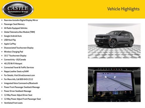Used 2022 Jeep Grand Cherokee Overland w/ Luxury Tech Group IV AWD/4WD image 7