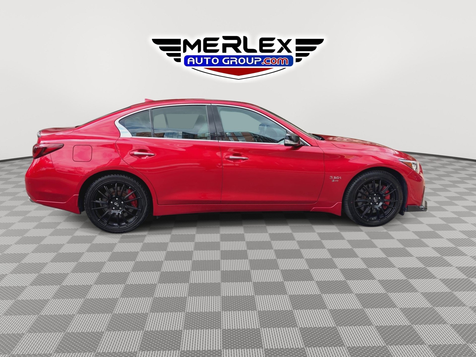Used 2019 INFINITI Q50 Red Sport 400 AWD/4WD image 9