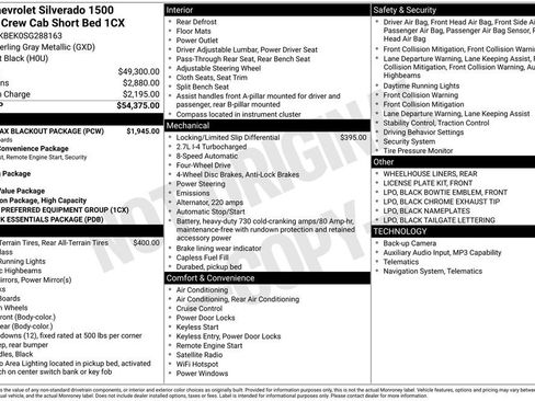 Used 2025 Chevrolet Silverado 1500 Custom w/ Turbomax Blackout Package image 33