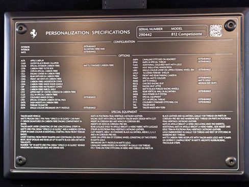 Certified 2023 Ferrari 812 Competizione image 60